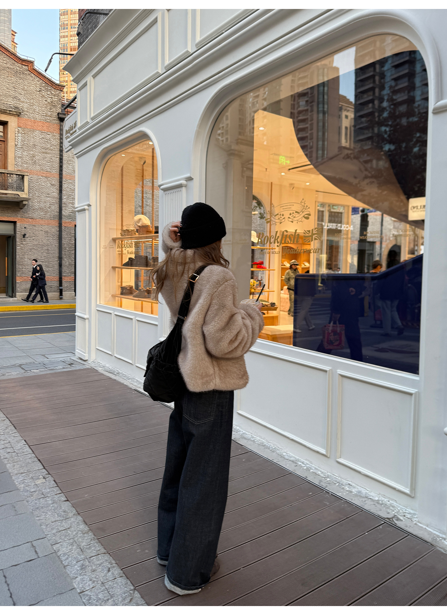 LelyMooch 日本デニム使用 ストレートパンツ  LEM273