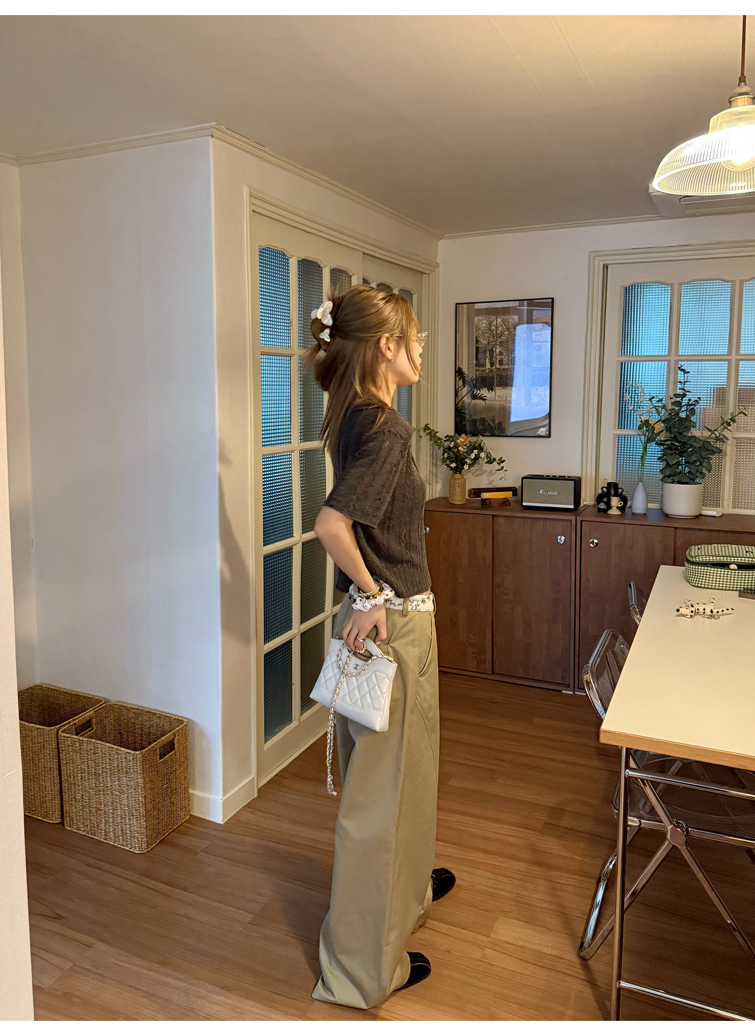 LelyMooch 黄金比カットチノパン  LEM174