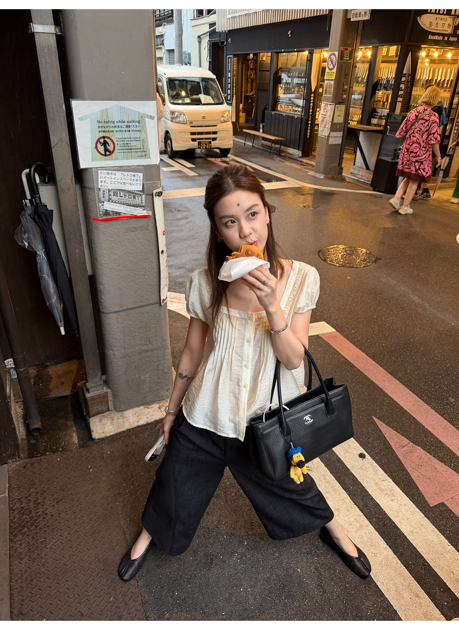 LelyMooch スクエアネック ギャザーブラウス　LEM381