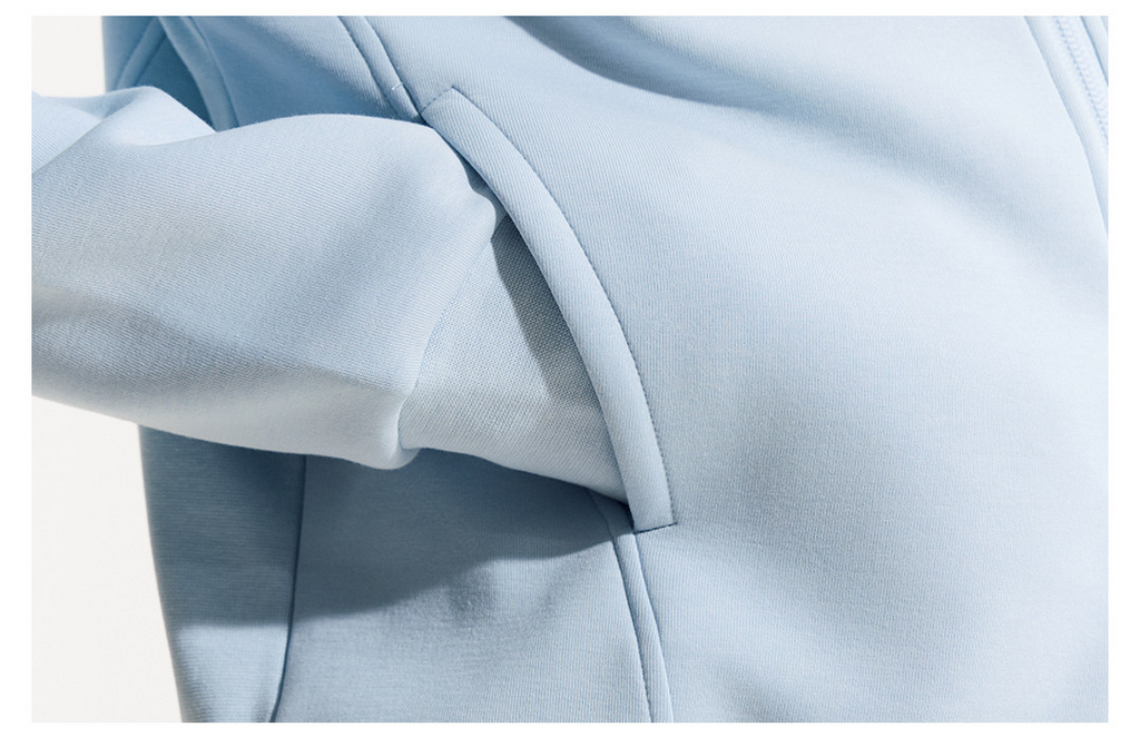 斜めジップ ダンボール素材 パーカー  LOM048