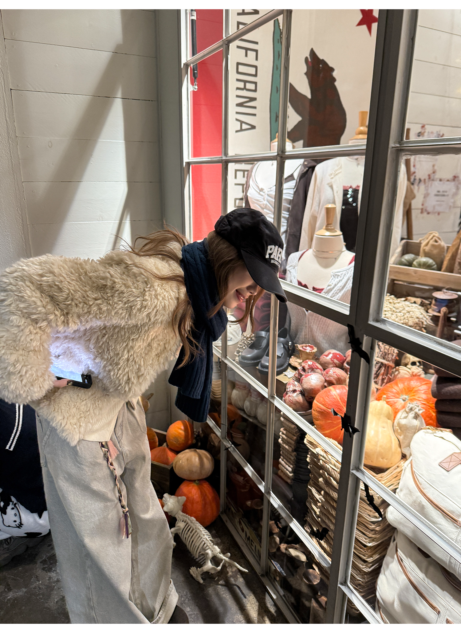 LelyMooch もこもこボアフードコート  LEM269