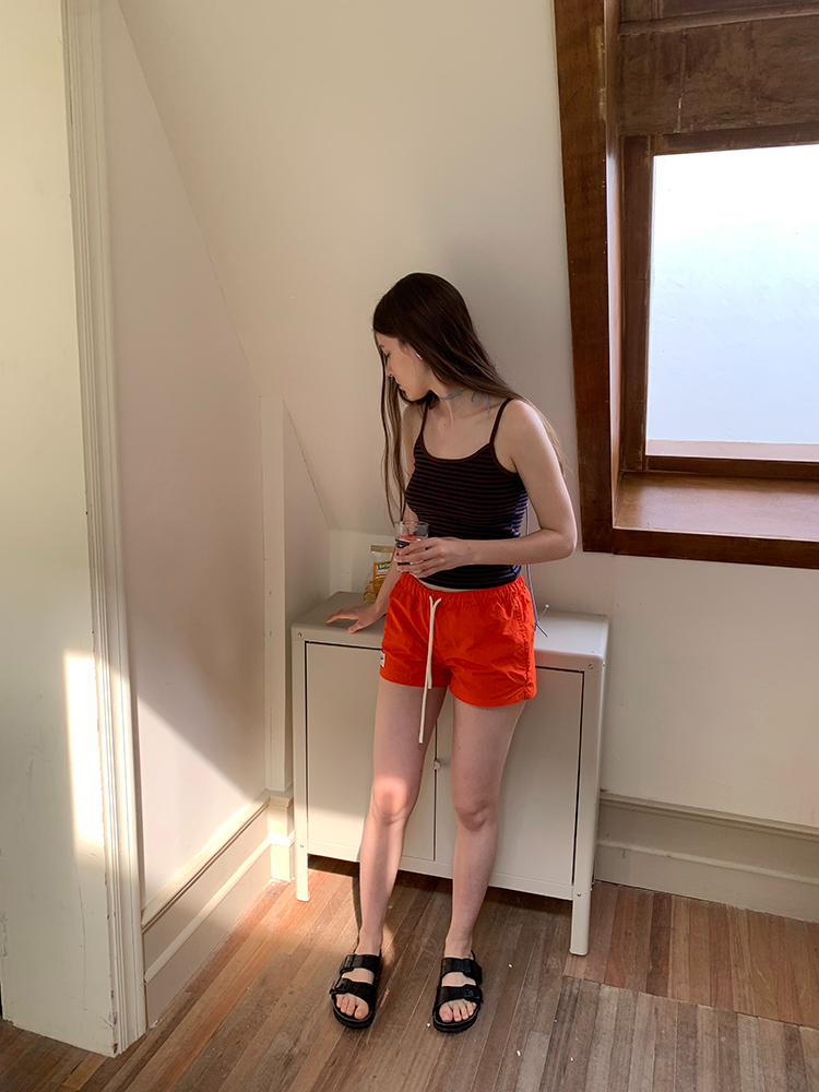 LoomL  ナイロン3分丈ショートパンツ  LOM017　【７~15日間以内発送】