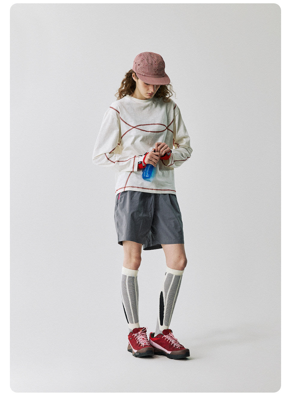 スラブコットンTシャツ  LOM077