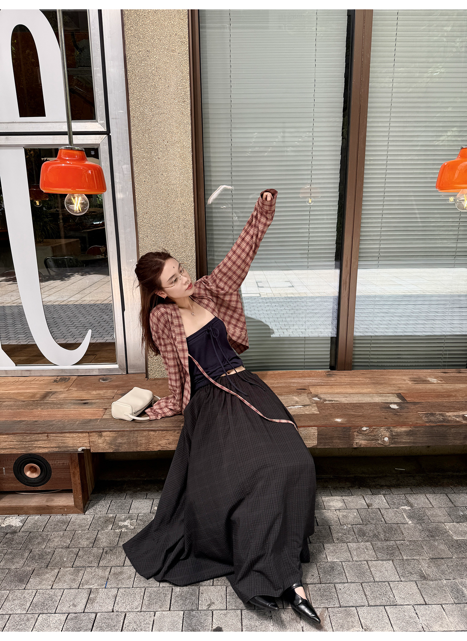 LelyMooch ローブ風リラックスカーデ  LEM211