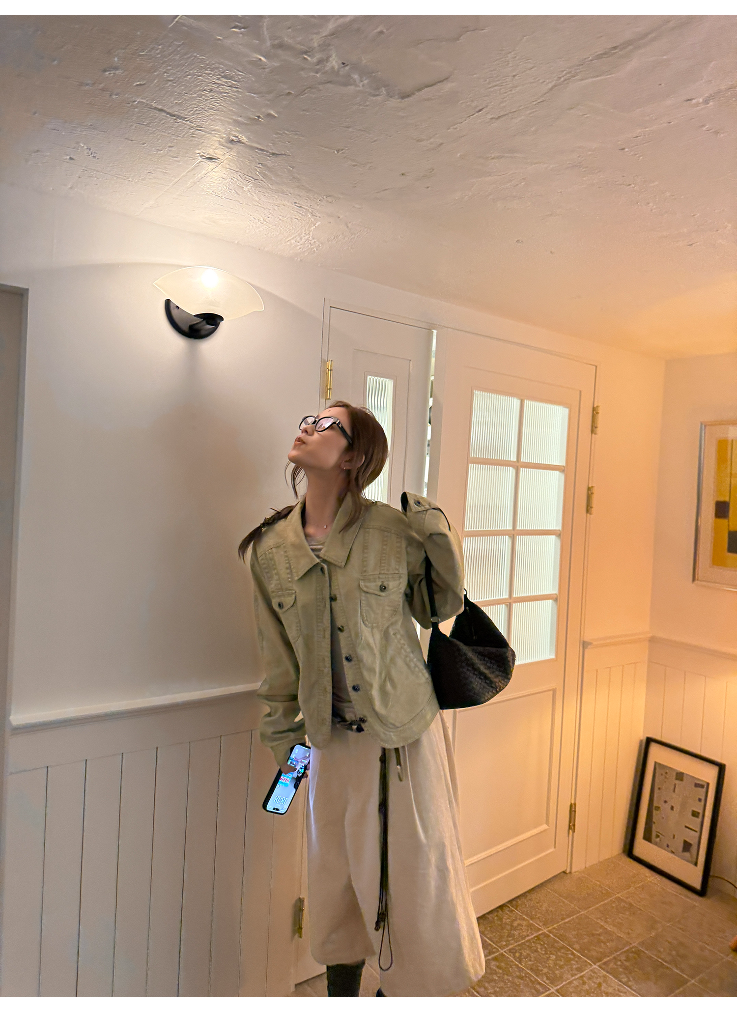 LelyMooch 裏フリースショートジャケット  LEM256