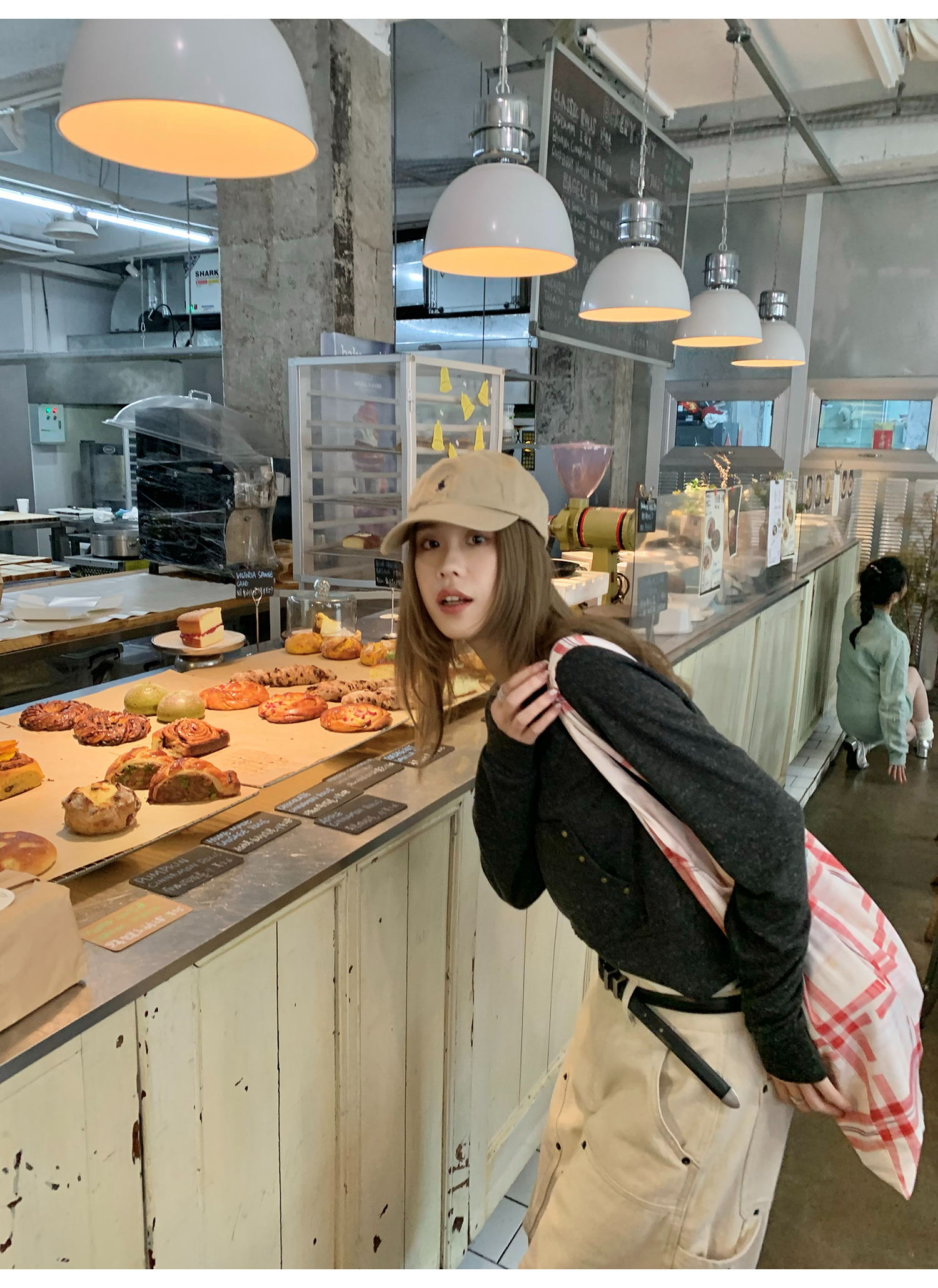 LelyMooch  レトロ調 ショートパーカー フード付き  LEM123