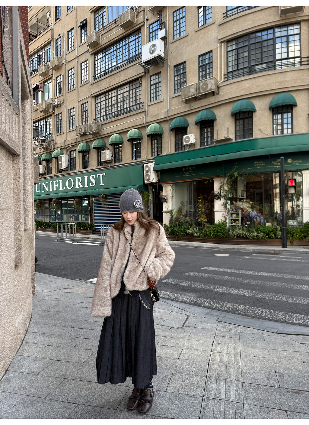 LelyMooch 黒プリーツスカート・ゴムウエスト  LEM277