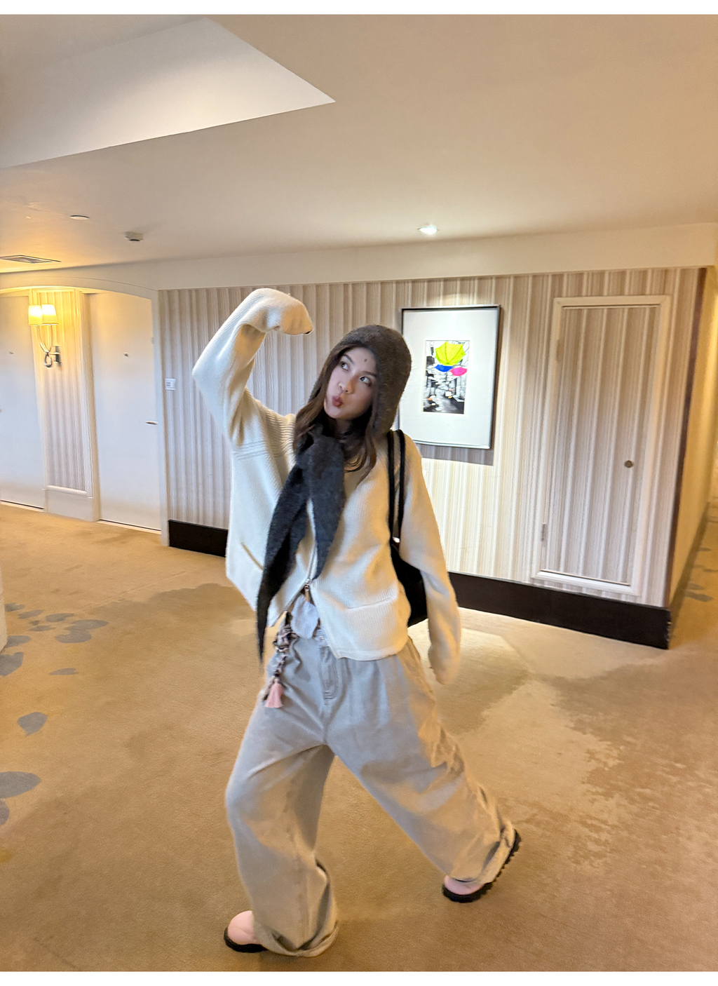 LelyMooch 韓ストムード アッシュホワイトデニム  LEM270