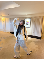 LelyMooch Jeans Ash White stile coreano LEM270