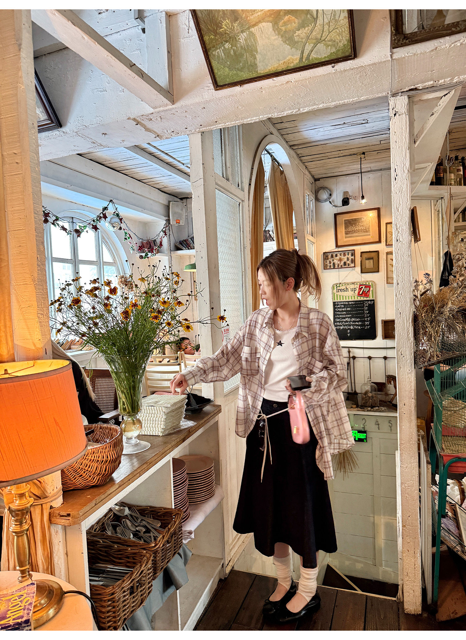 LelyMooch 通年使えるAラインデニムスカート   LEM202