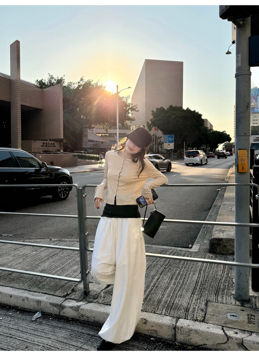 LelyMooch フリルウエスト バルーンワイドパンツ  LEM315