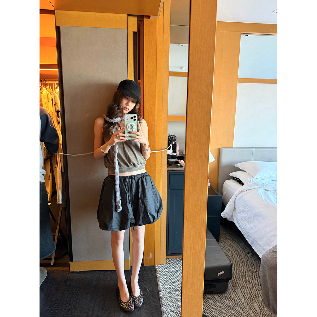 LelyMooch 梅雨も涼しく！ふんわりバルーンキュロット  LEM366