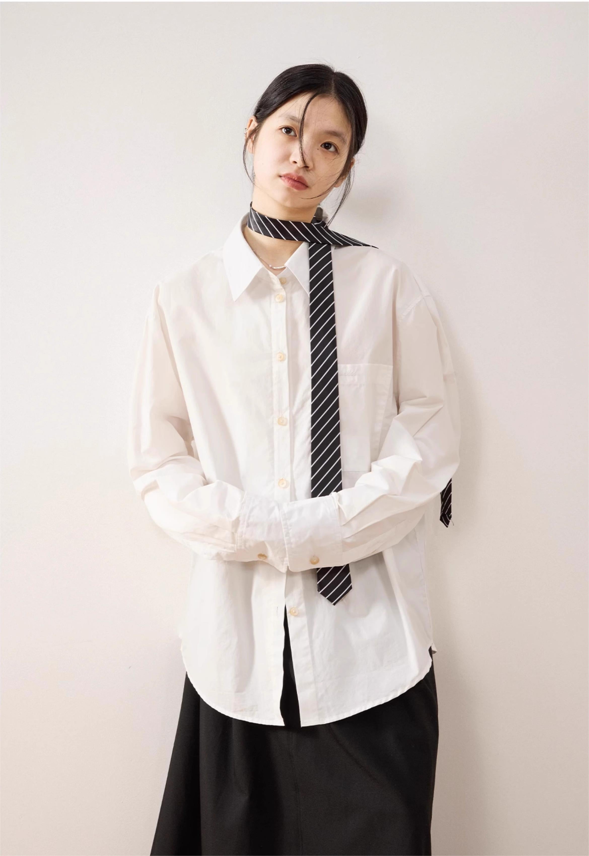 ロングスリーブフシャツ  春LOM015