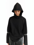 メッシュワッフルフーディー  LOM091
