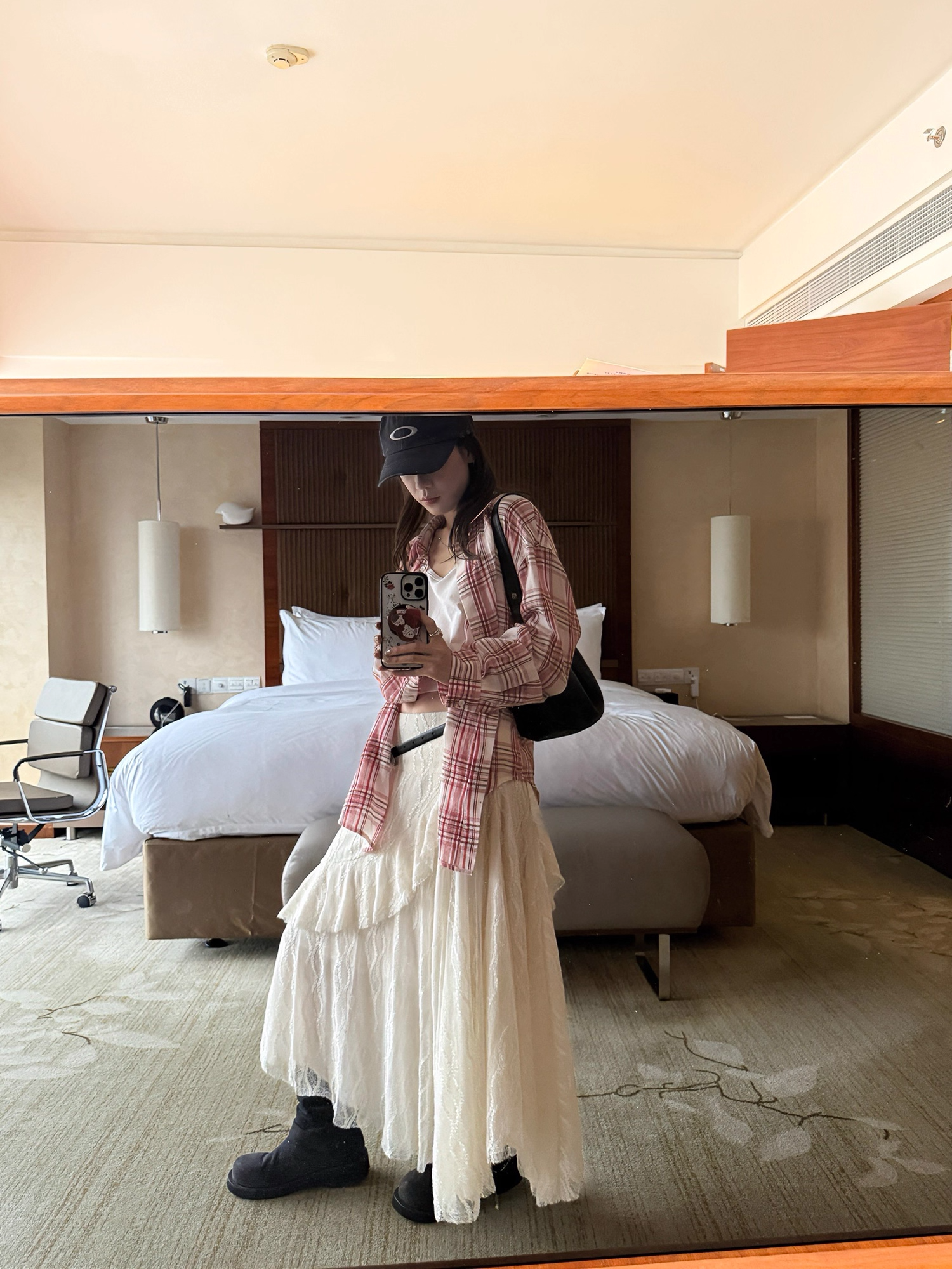 LelyMooch 3段レーススカート フェミニン  LEM220