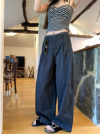 LelyMooch  ウォッシュコットン ワイドパンツ  LEM068