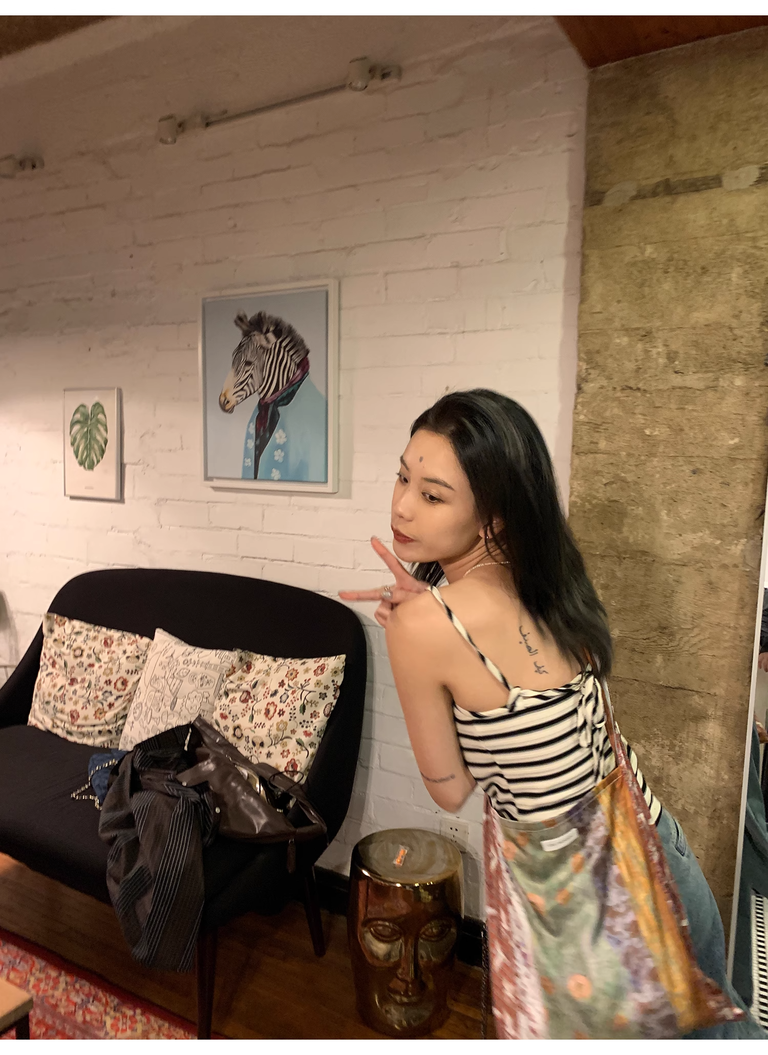 LelyMooch Oil Painting Canvas Bag LEM071