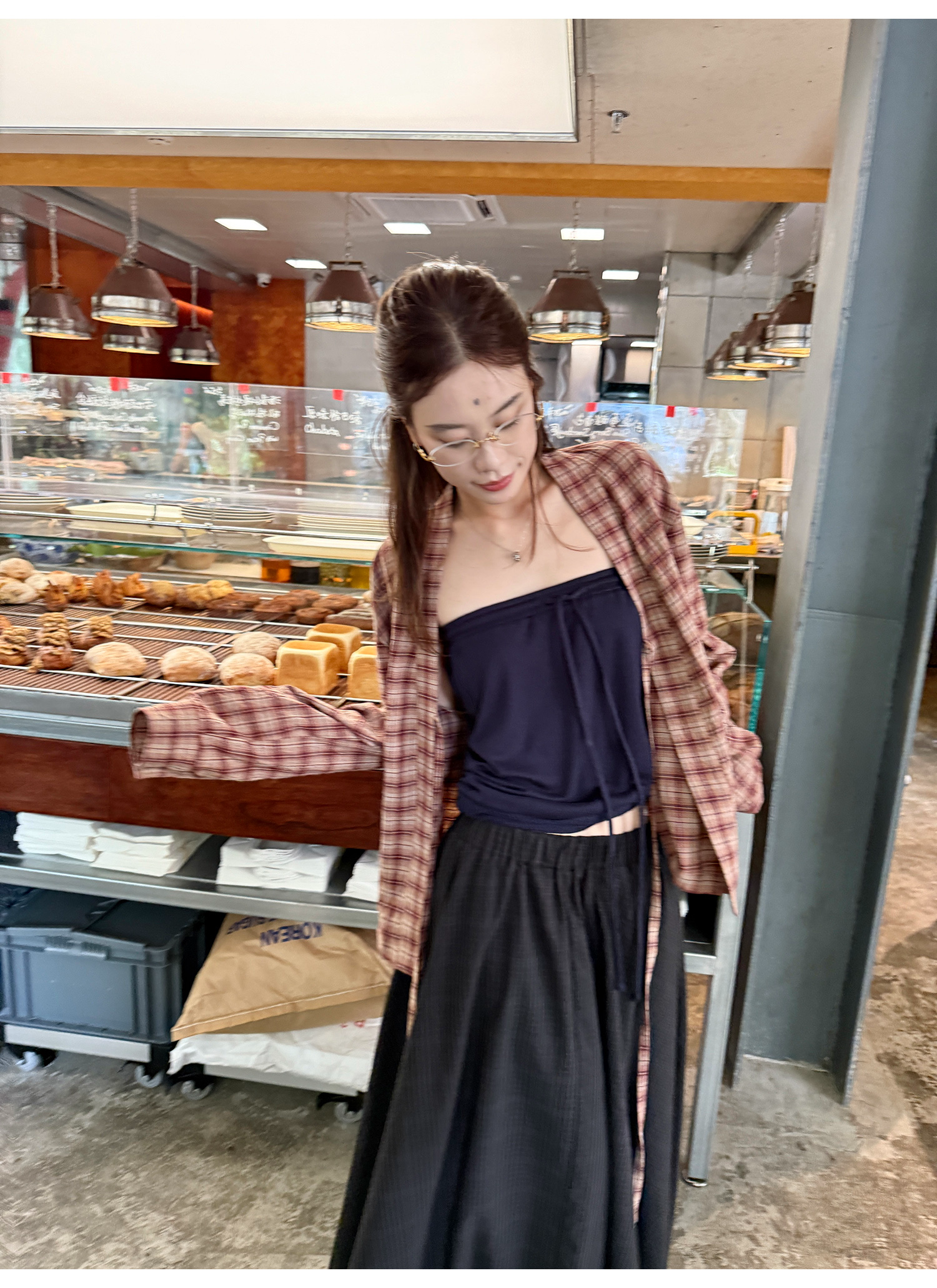 LelyMooch ローブ風リラックスカーデ  LEM211