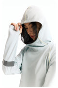 メッシュワッフルフーディー  LOM091