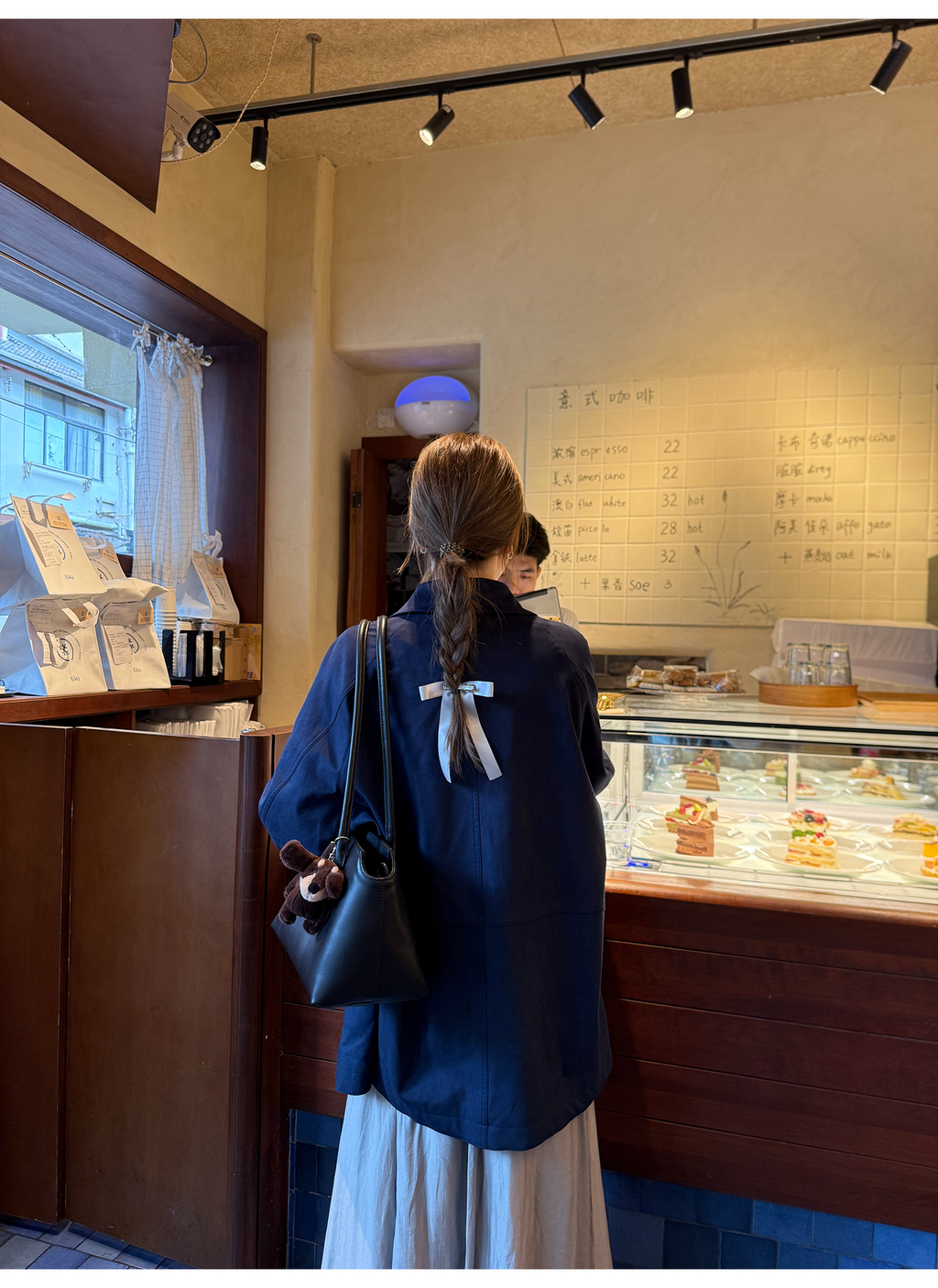 LelyMooch あったかフリース×スエードジャケット  LEM238