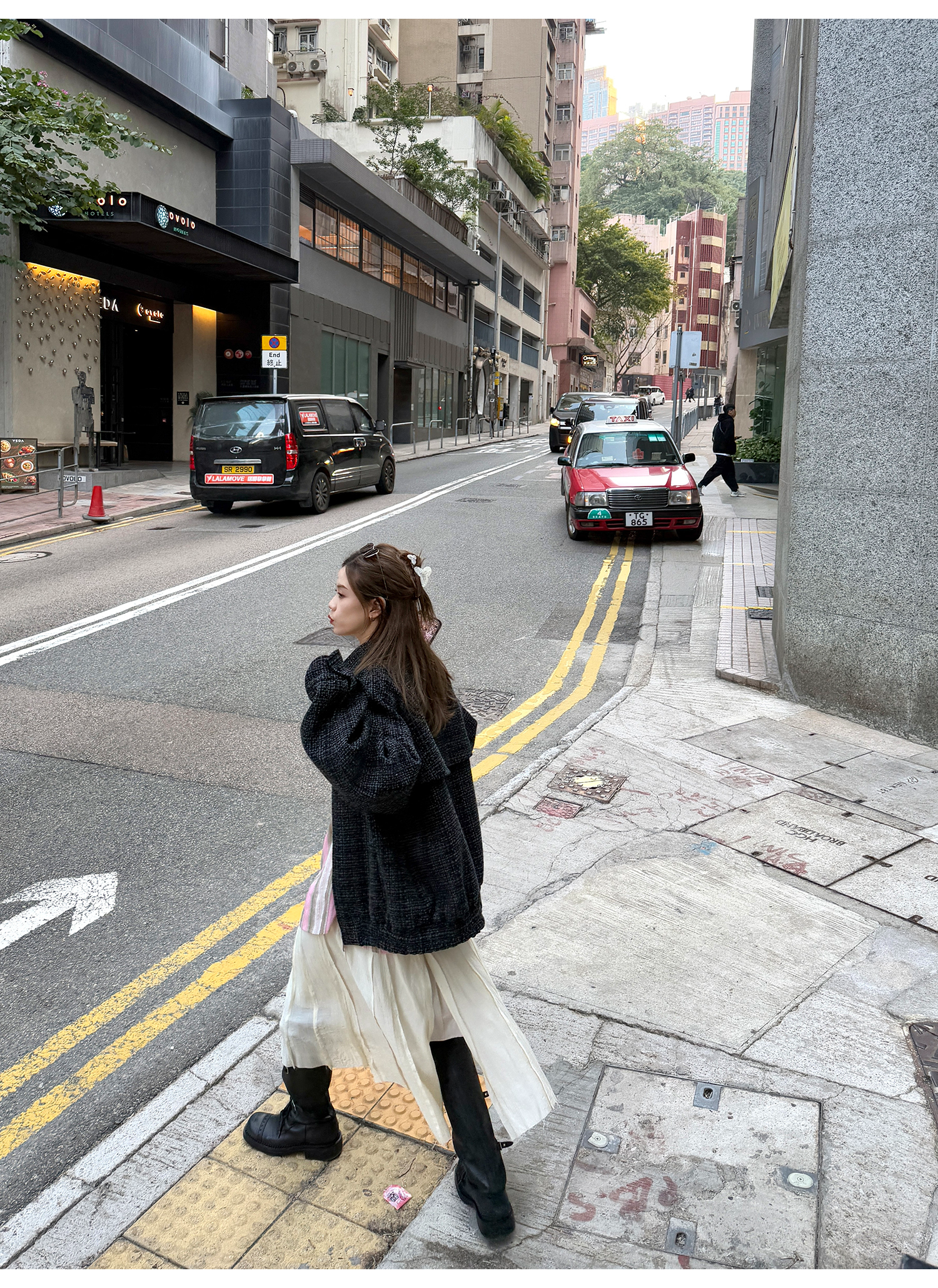 LelyMooch High Waist Uneven Skirt LEM090