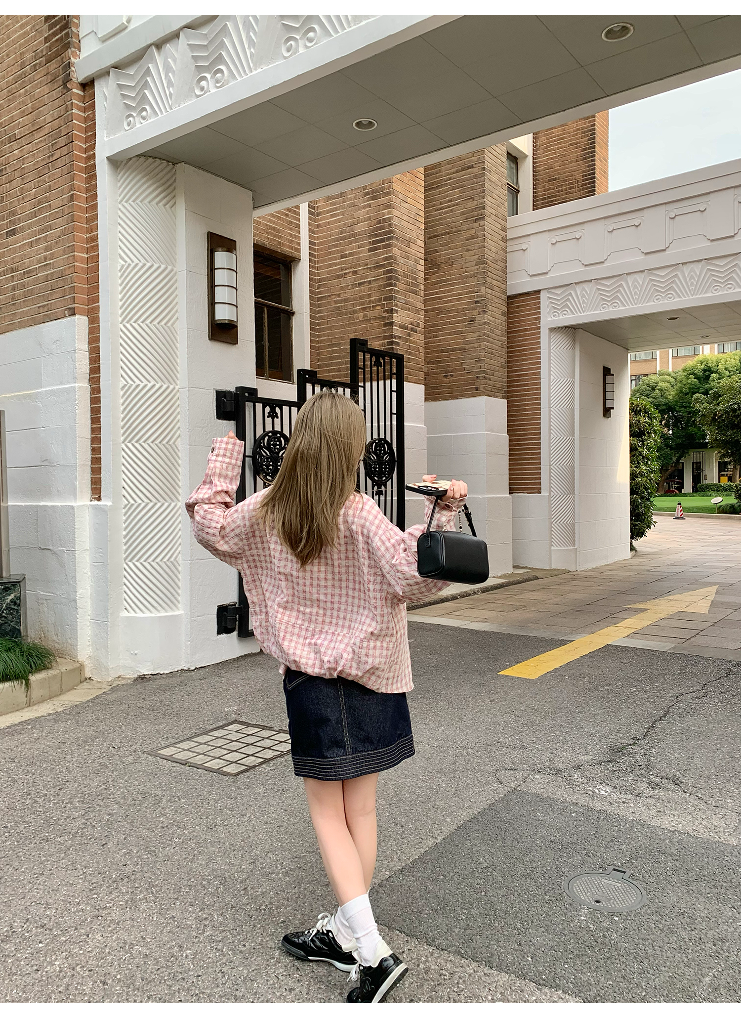 LelyMooch 　デニムスカート‌  インディゴ　LEM129