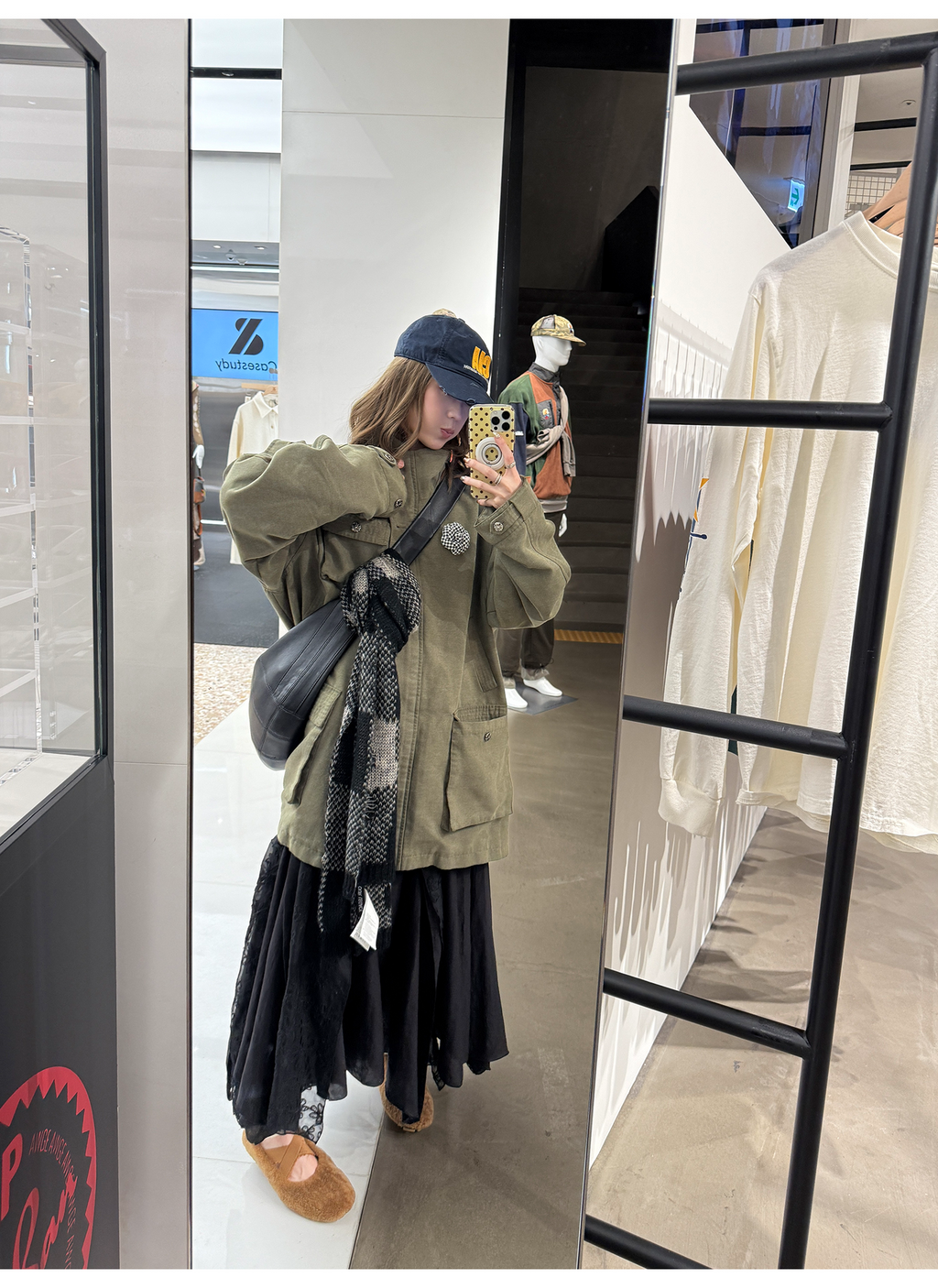 LelyMooch ヴィンテージ風クロスボタンワークジャケット  LEM262