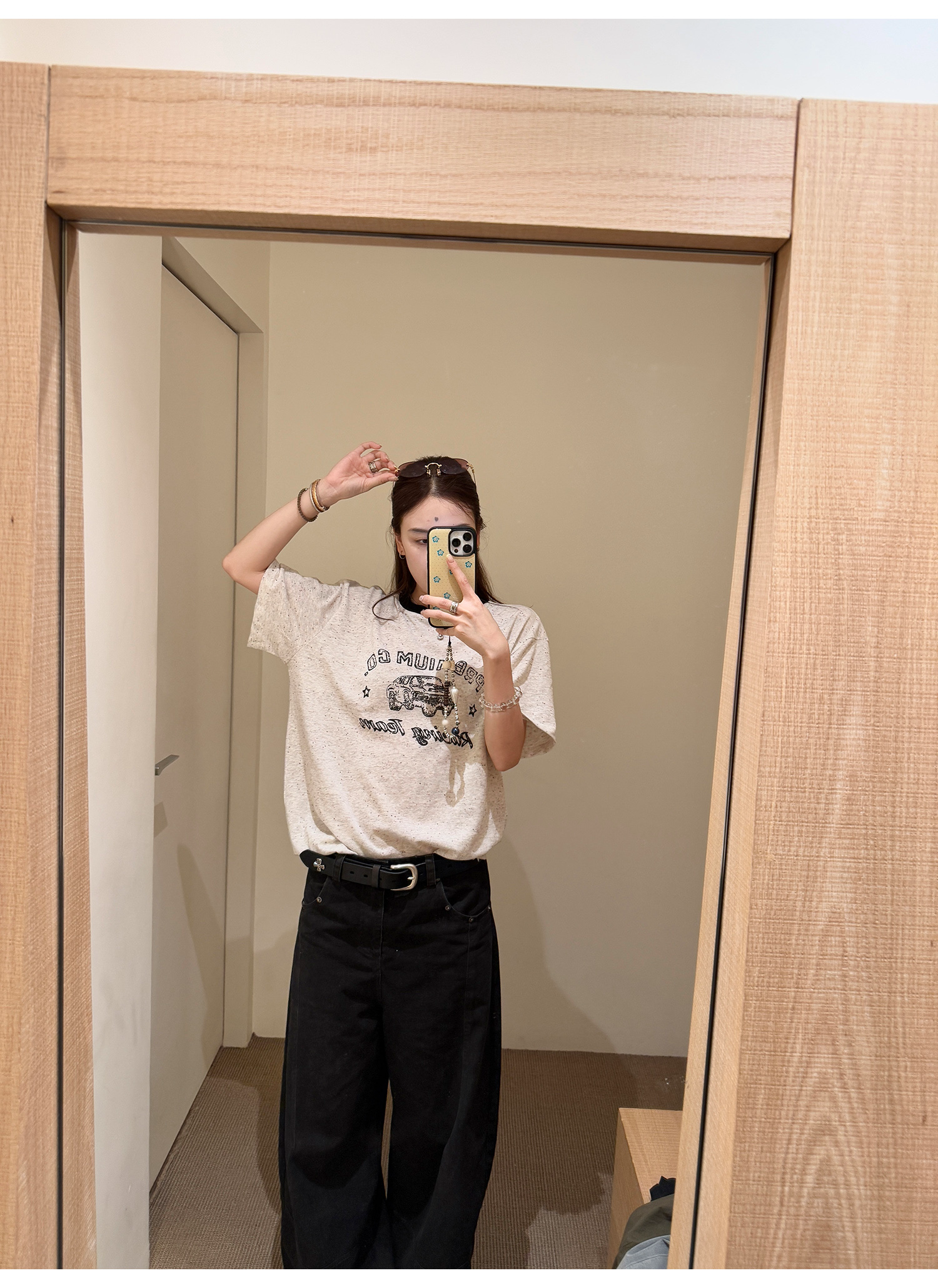 LelyMooch カラーポイントTシャツ  LEM207