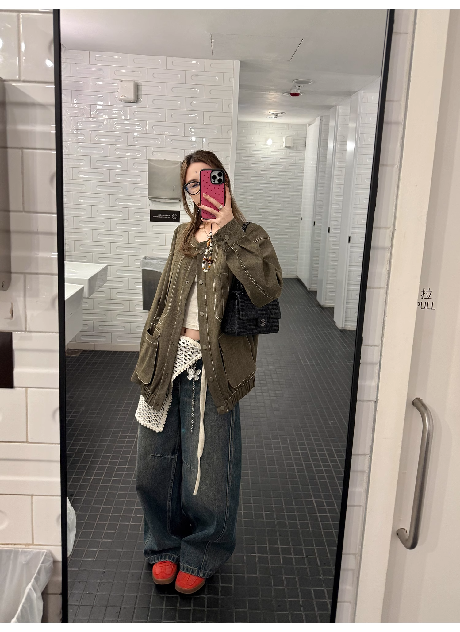 LelyMooch  ウォッシュブルーのジーンズ  LEM087