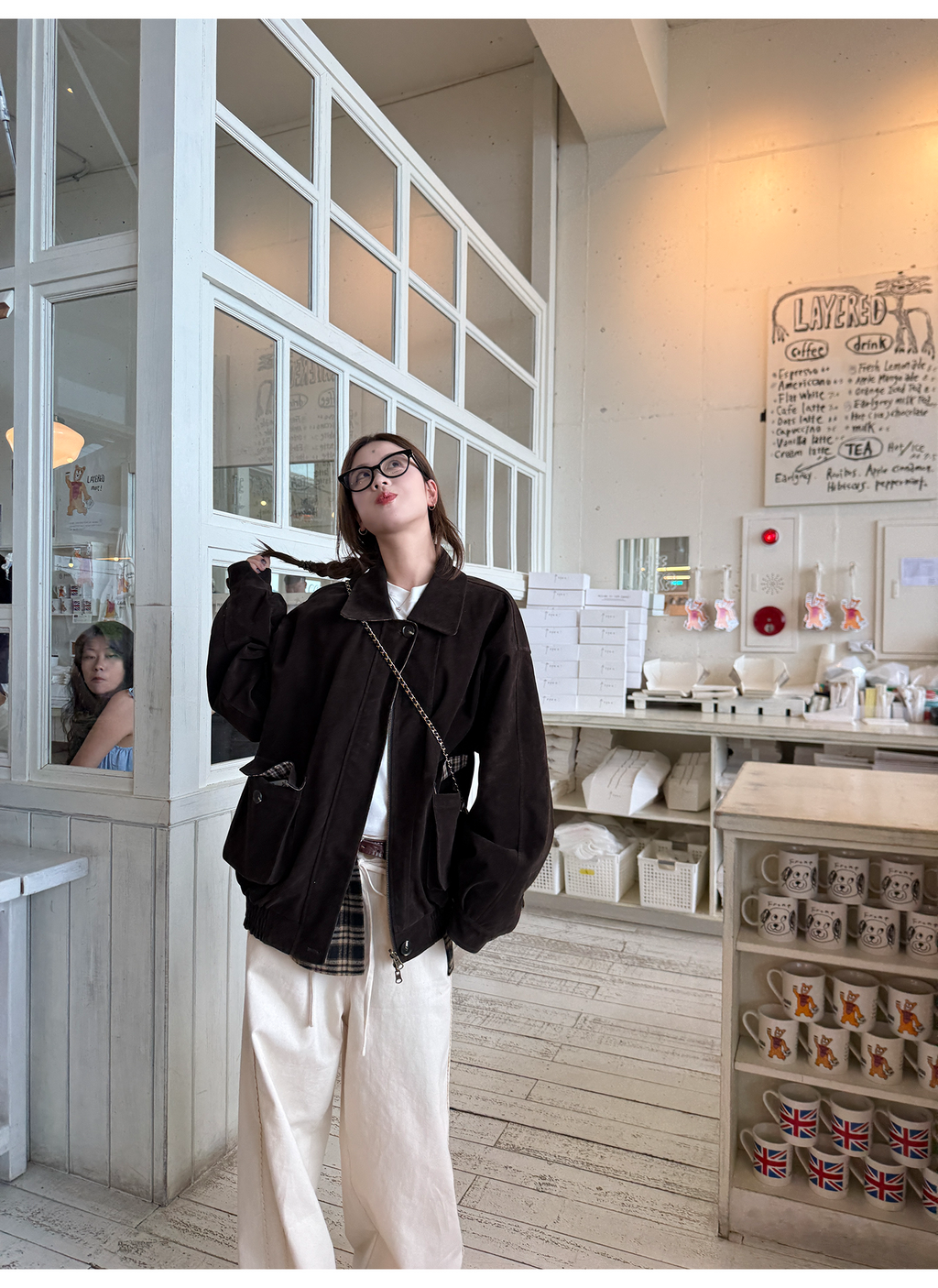 LelyMooch リバーシブルスエードジャケット  LEM250