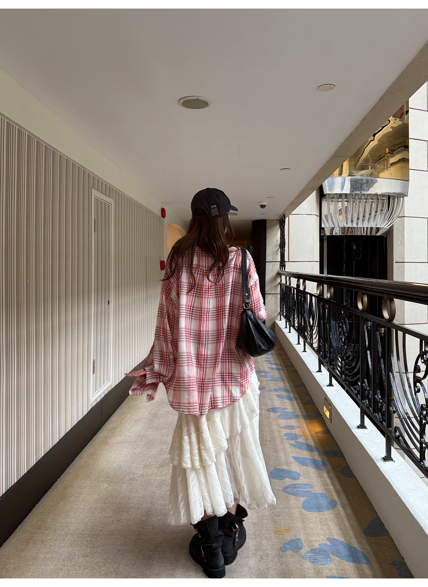 LelyMooch 3段レーススカート フェミニン  LEM220