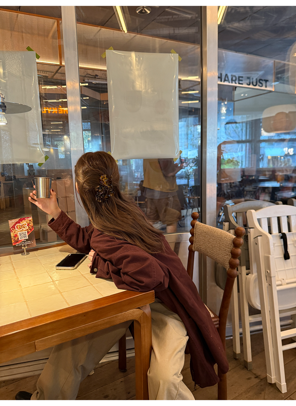 LelyMooch ゆるっとフリースワークジャケット  LEM242