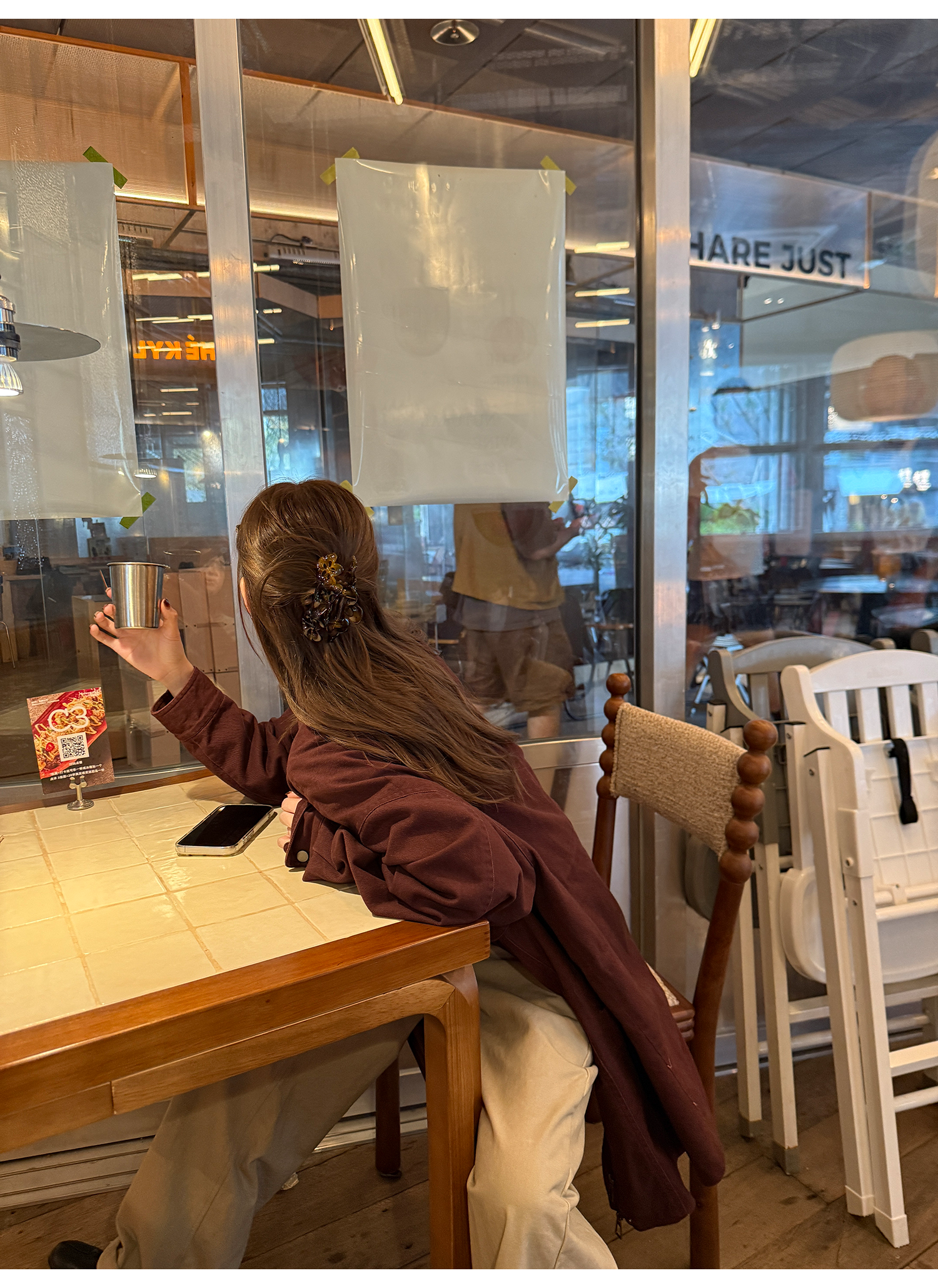 LelyMooch ゆるっとフリースワークジャケット  LEM242