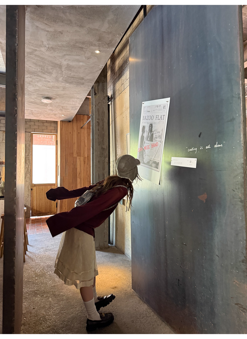 LelyMooch 刺繍ハートのベロアロンT　LEM241