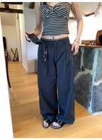 LelyMooch  ウォッシュコットン ワイドパンツ  LEM068