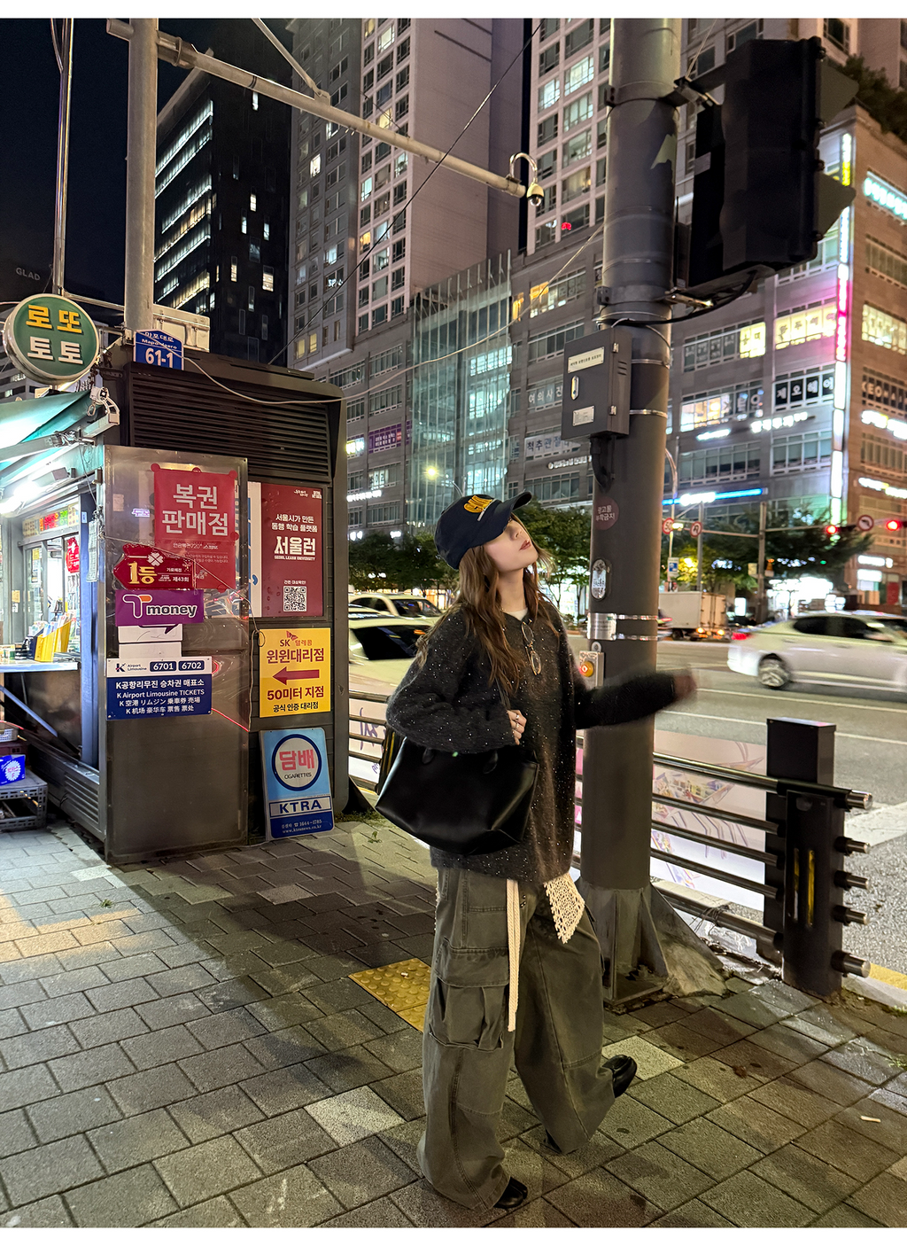 LelyMooch フェード加工ワークパンツ　LEM261