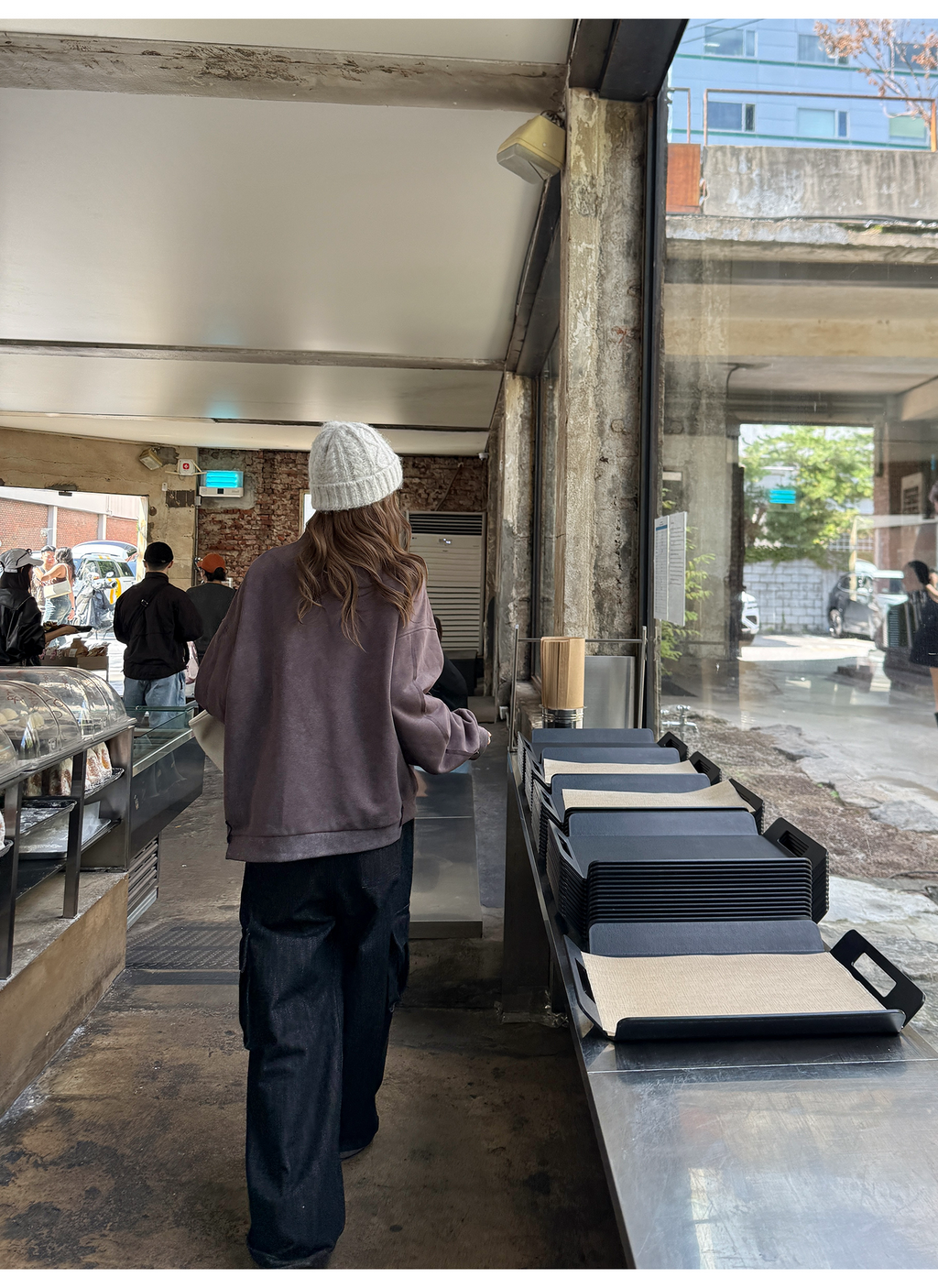 LelyMooch ジップスウェット アメリカンヴィンテージ風  LEM264