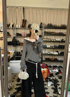 LelyMooch  シルエット抜群　ワイドスラックス  LEM121
