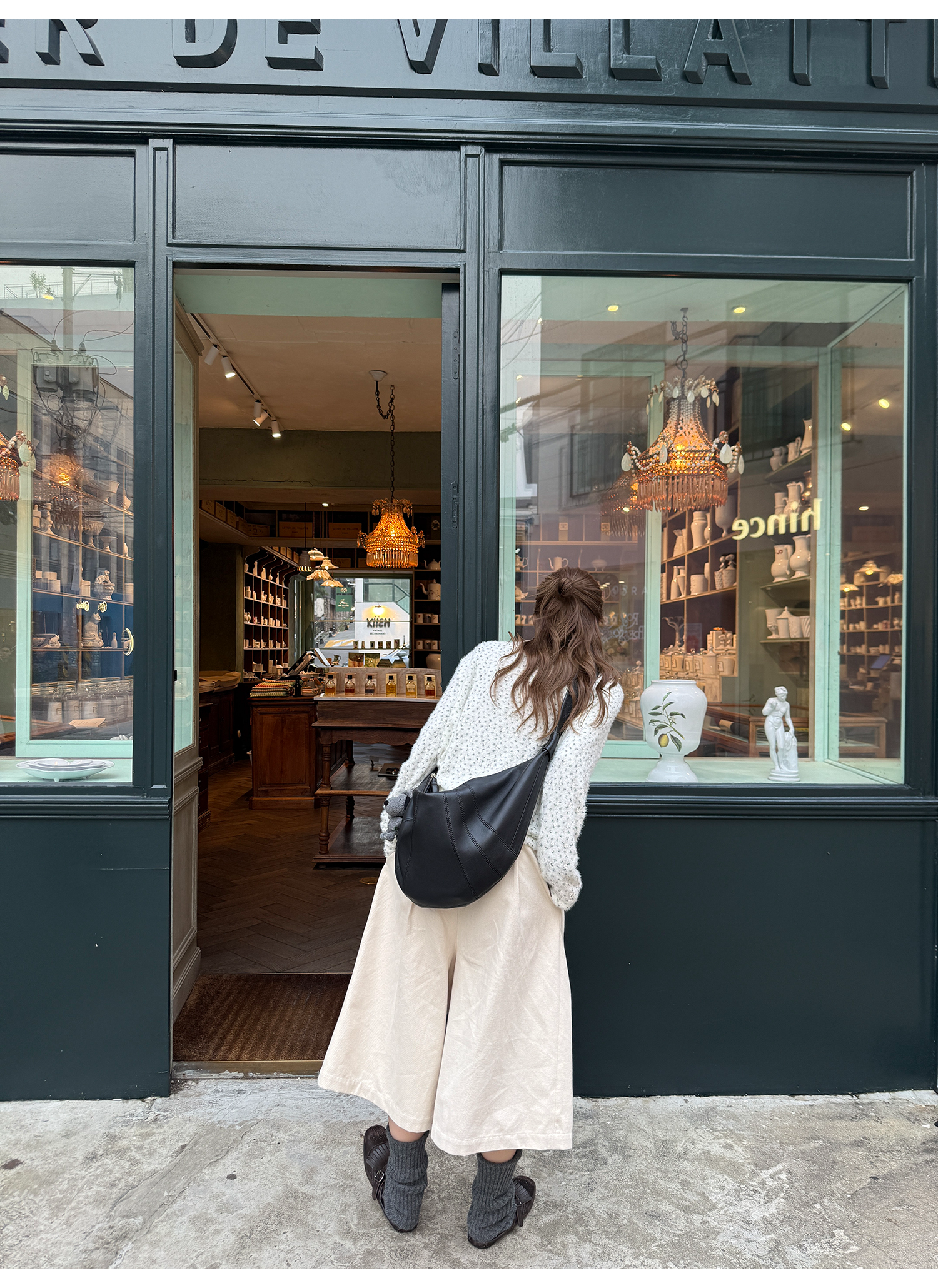 LelyMooch 花柄ふわもちニット　LEM254