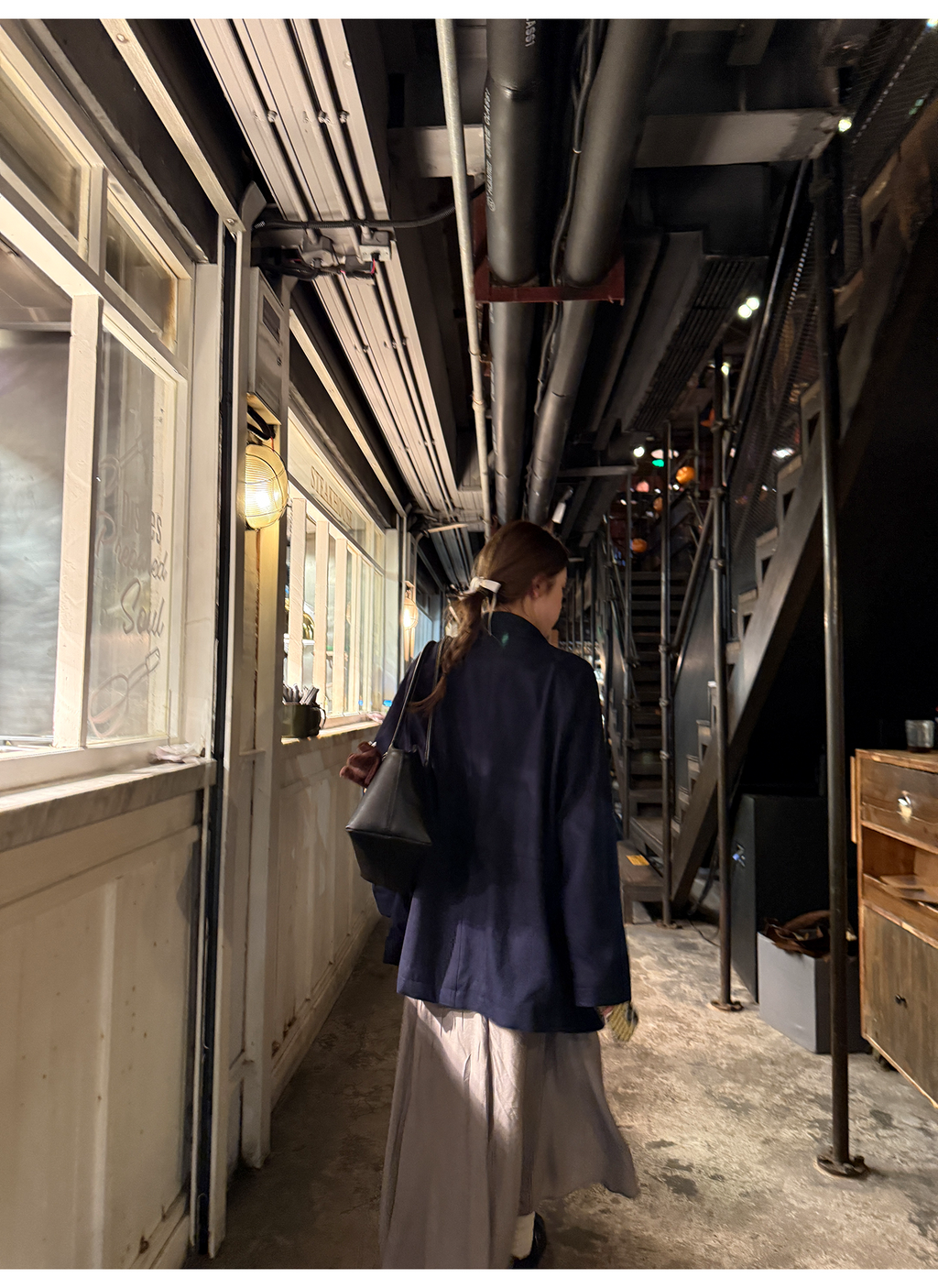 LelyMooch あったかフリース×スエードジャケット  LEM238