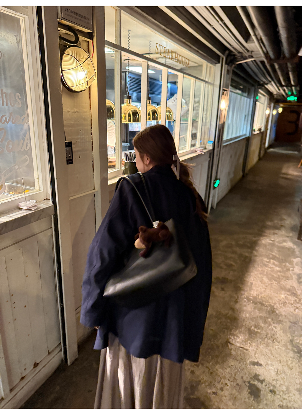 LelyMooch あったかフリース×スエードジャケット  LEM238