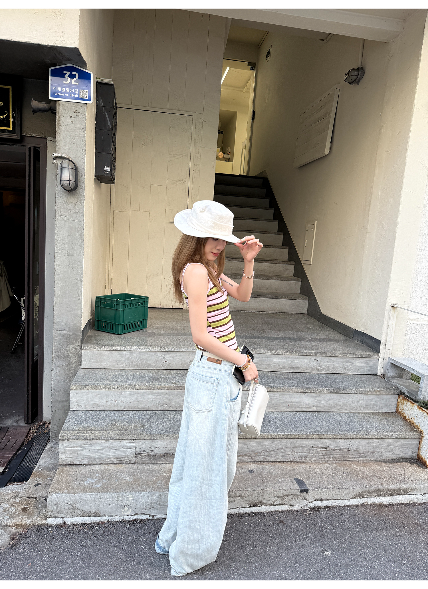 LelyMooch グァバ・ストライプキャミ  LEM164