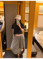LelyMooch 梅雨も快適！さらっと軽やかワイドパンツ  LEM364