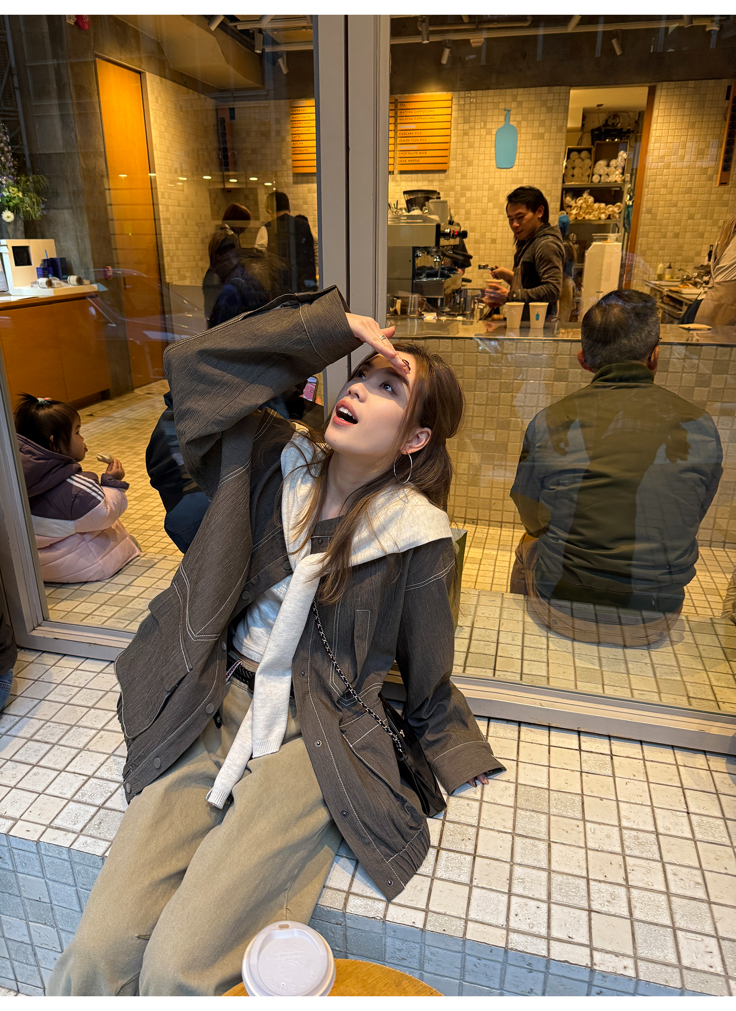 LelyMooch knee tuck long pants LEM075