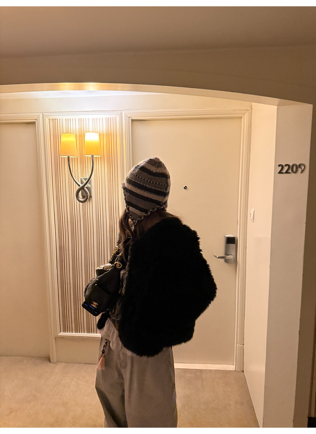 LelyMooch もこもこボアフードコート  LEM269