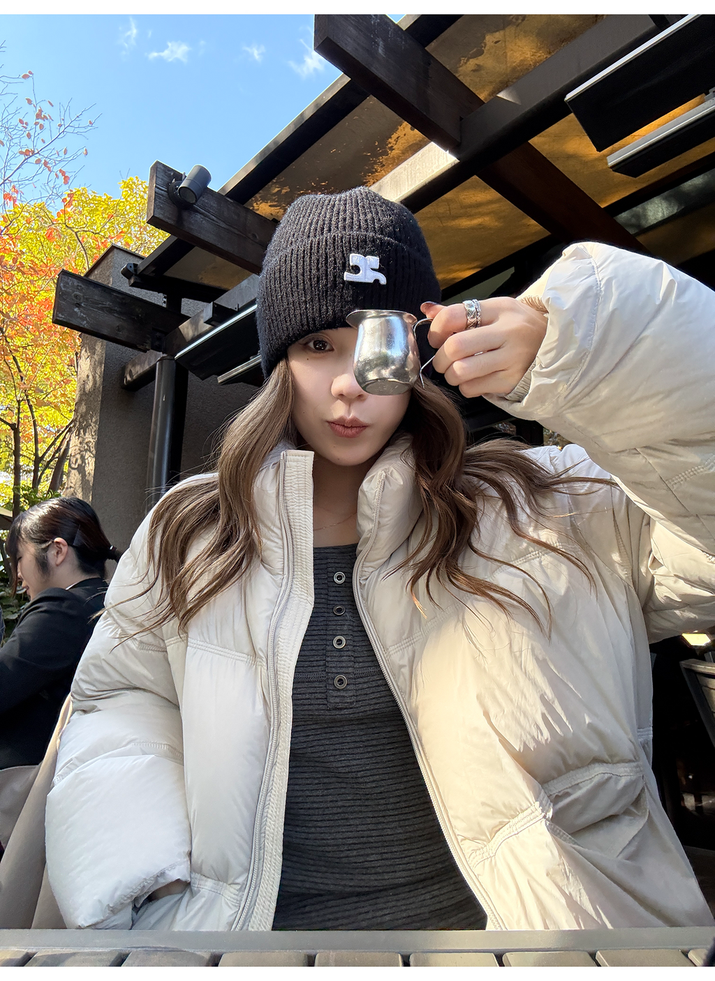 LelyMooch 写真映えする韓国風ショートダウン（ダウン90％） LEM281