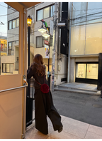 LelyMooch チェック柄パイピング ニット  LEM293
