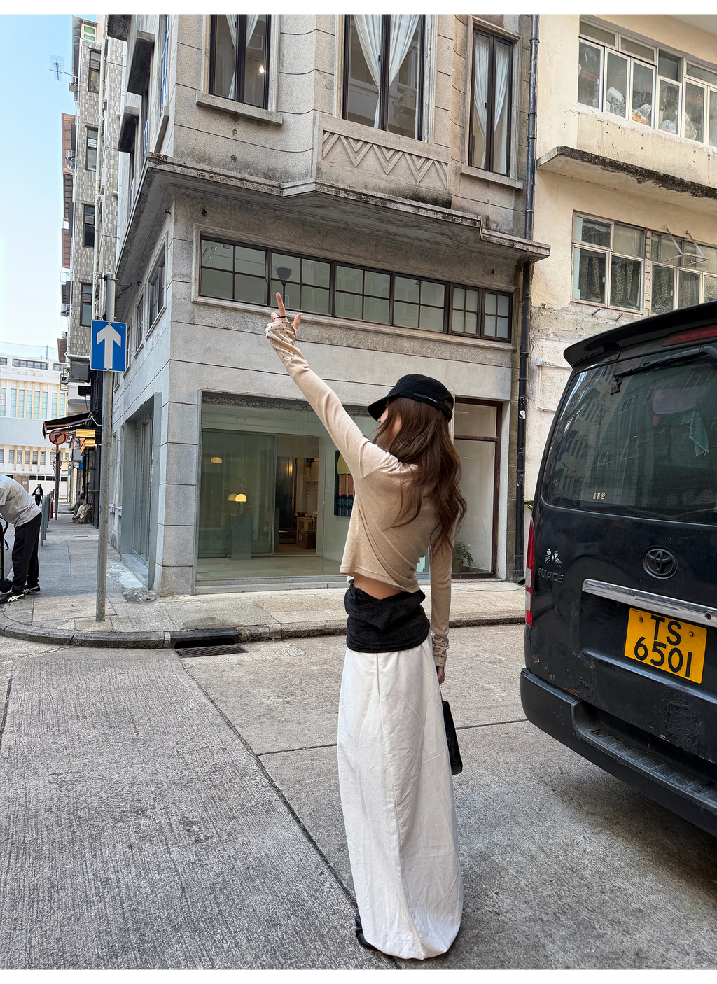 LelyMooch フリルウエスト バルーンワイドパンツ  LEM315