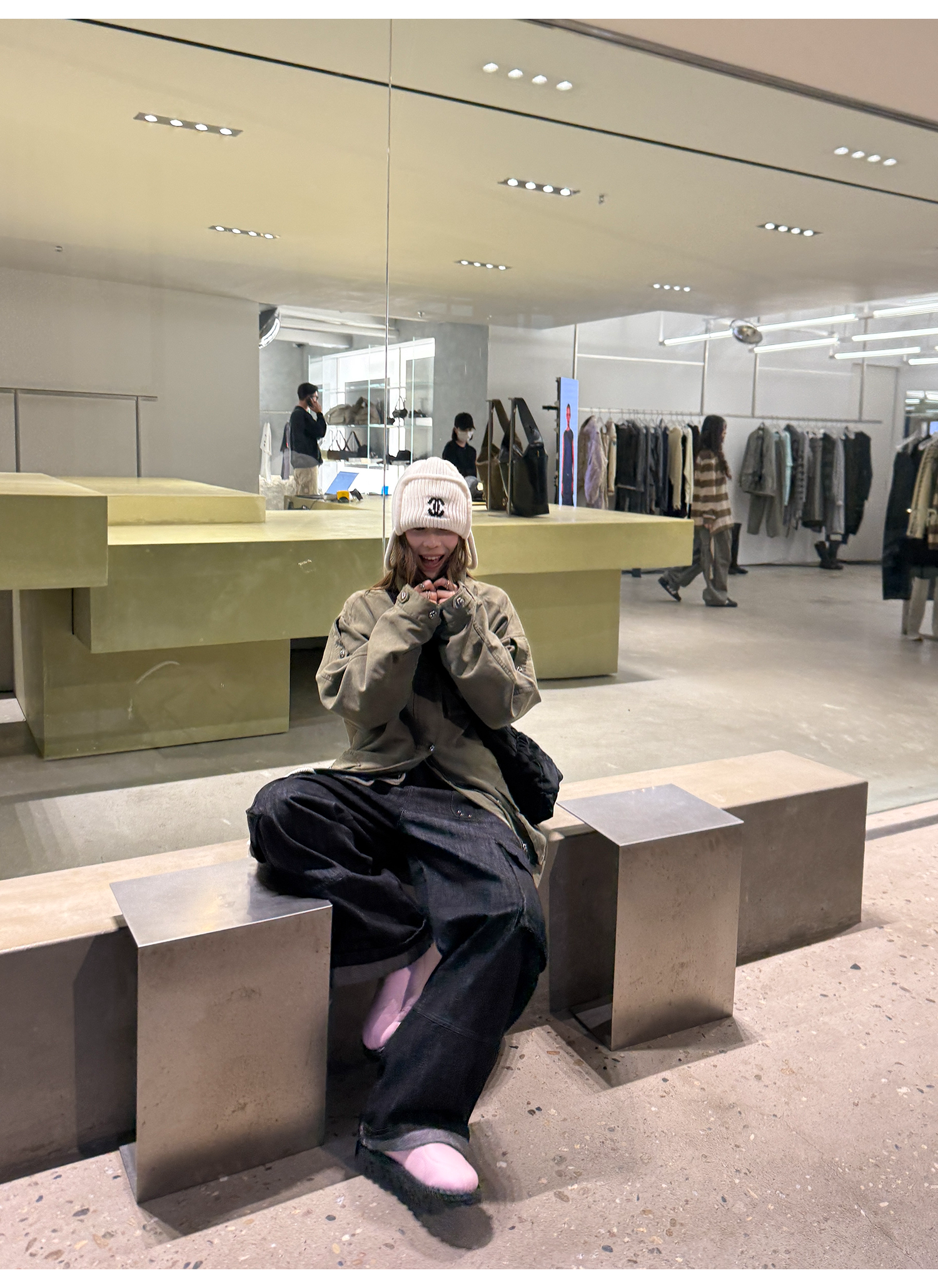 LelyMooch ヴィンテージ風クロスボタンワークジャケット  LEM262