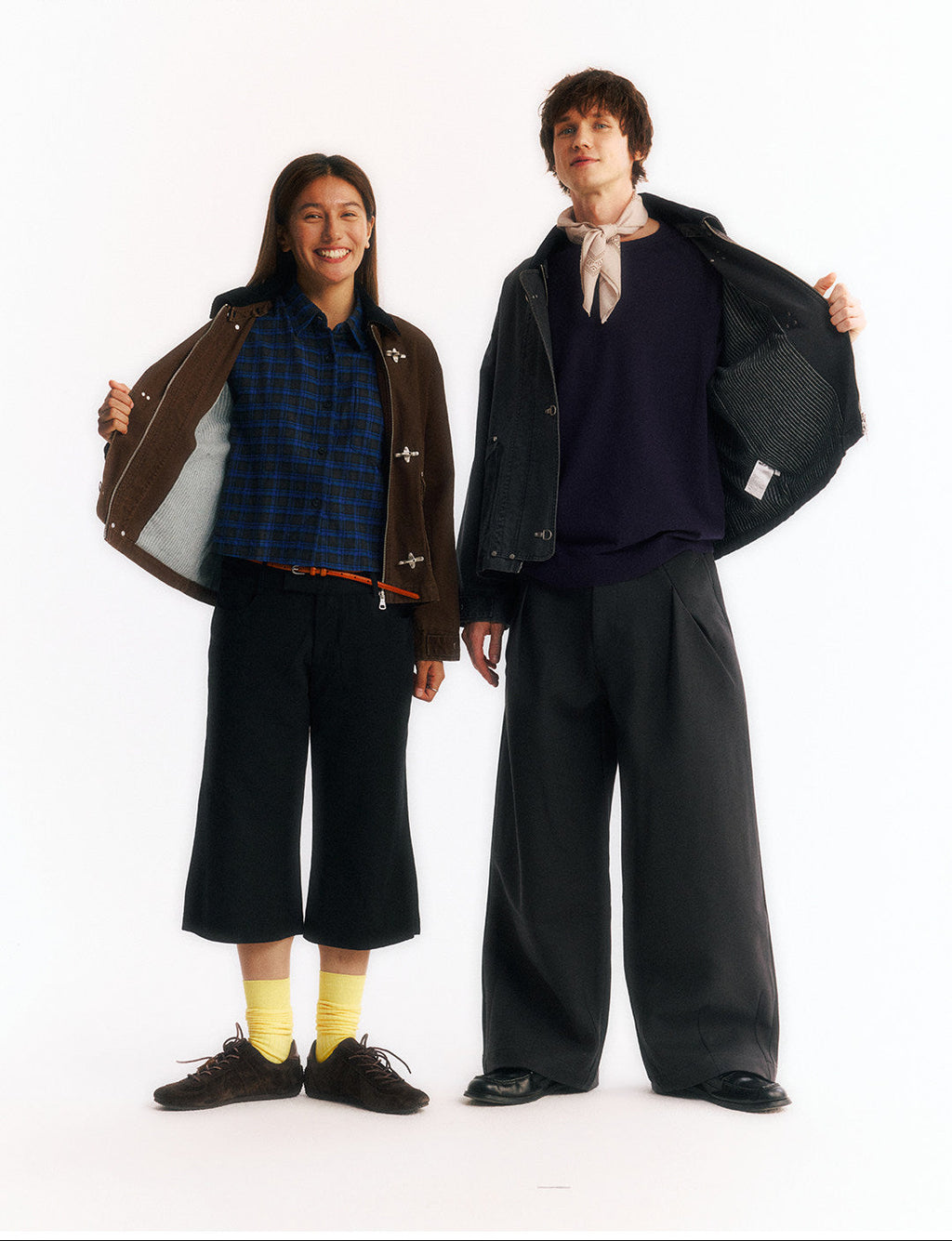 2WAYカラー フライトバックルコーデュロイショートジャケット  LOM045